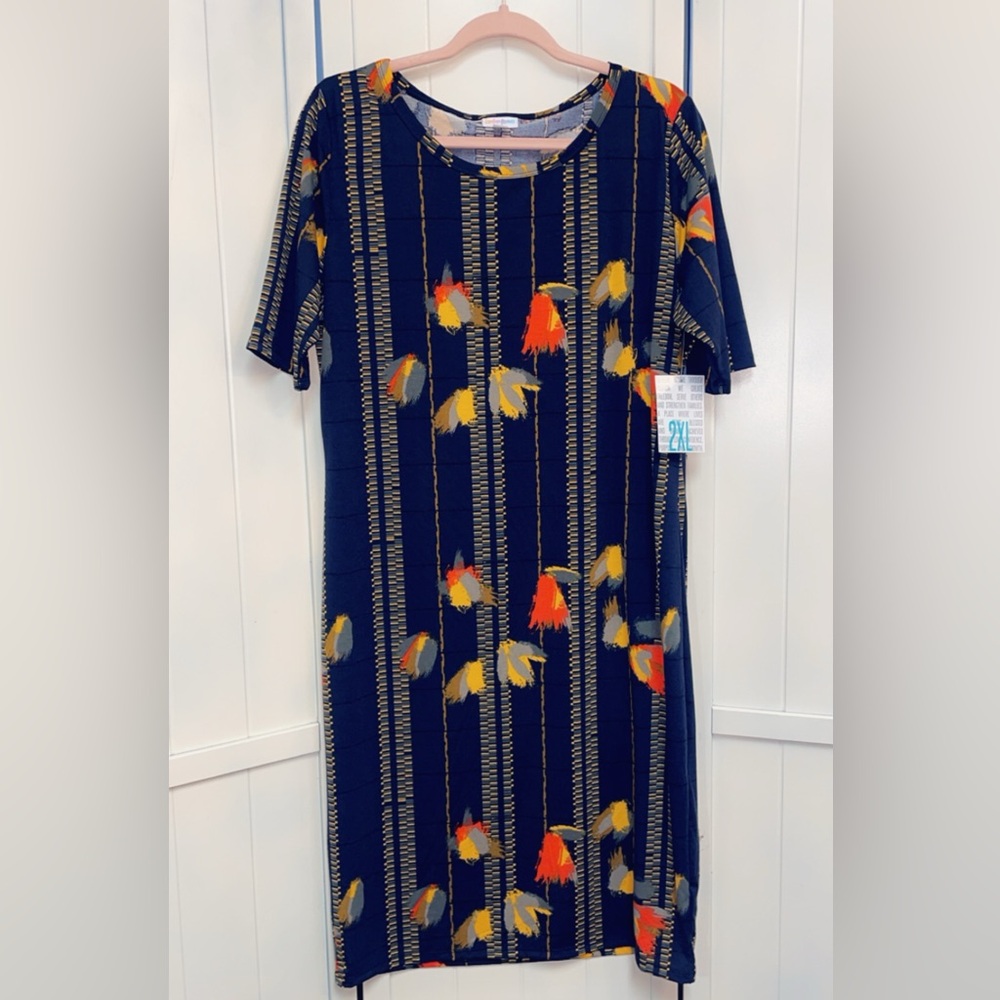 New Plus Size 2X LulaRoe Julia Dress